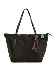 Zoozie Bags Bolso Tote Maxi de Satén Negro